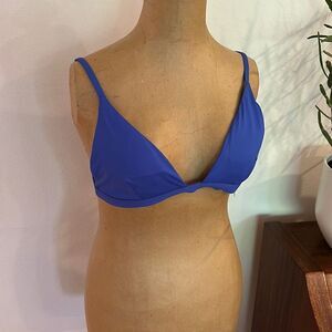 Vitamin A bikini top 12D size or large blue great pre owned condition